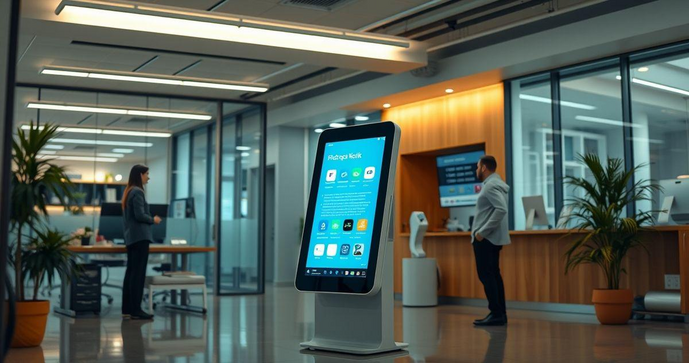 Totem pessoa é a solução ideal para modernizar o atendimento e otimizar processos em empresas