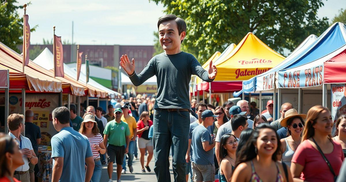 Totem pessoa tamanho real é a solução ideal para destacar sua marca em eventos e feiras