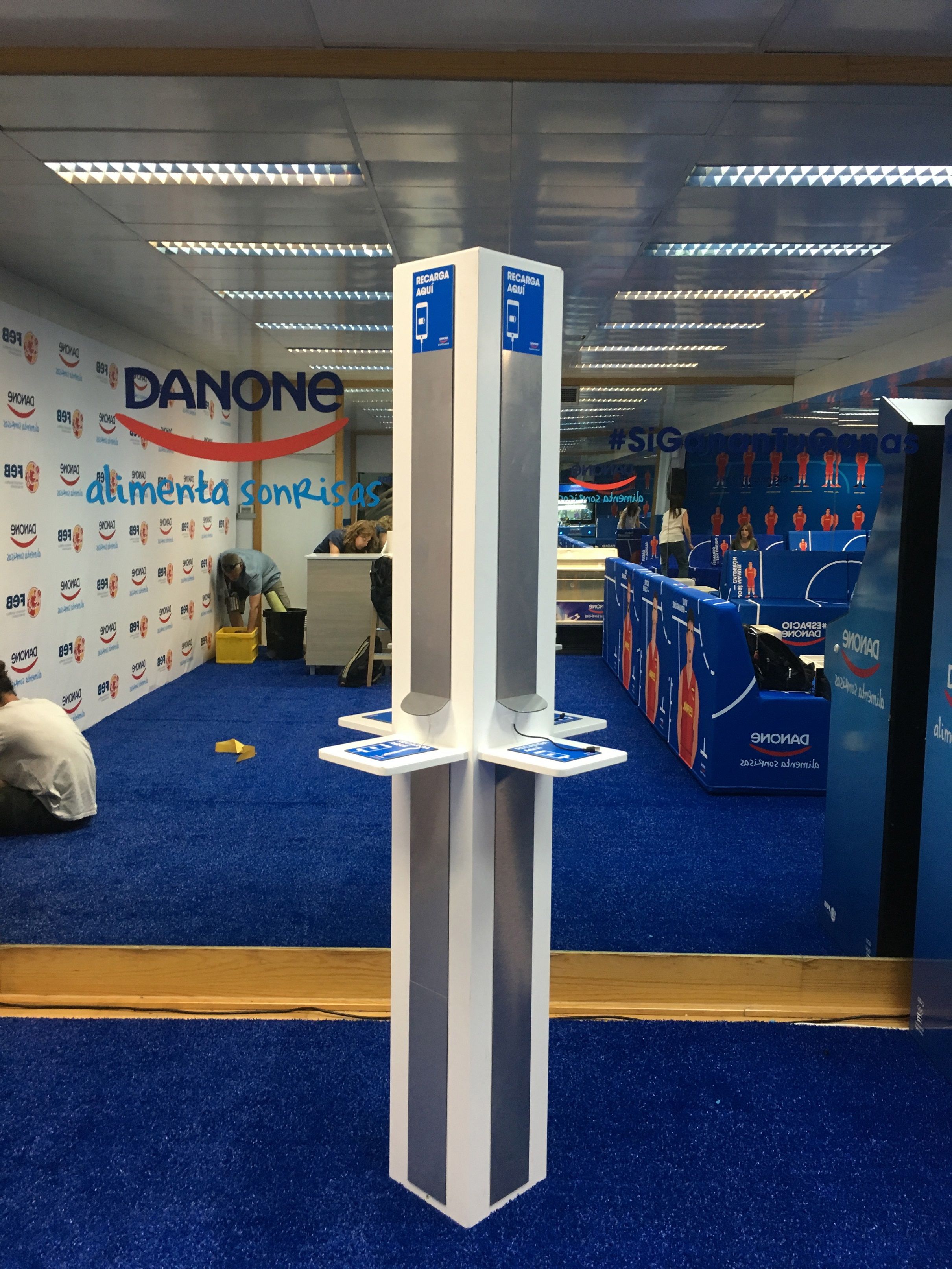 Totem para evento corporativo